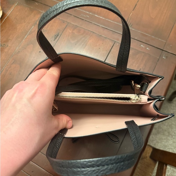 Kate Spade Black Leather Satchel with Tassels USED - Picture 6 of 12